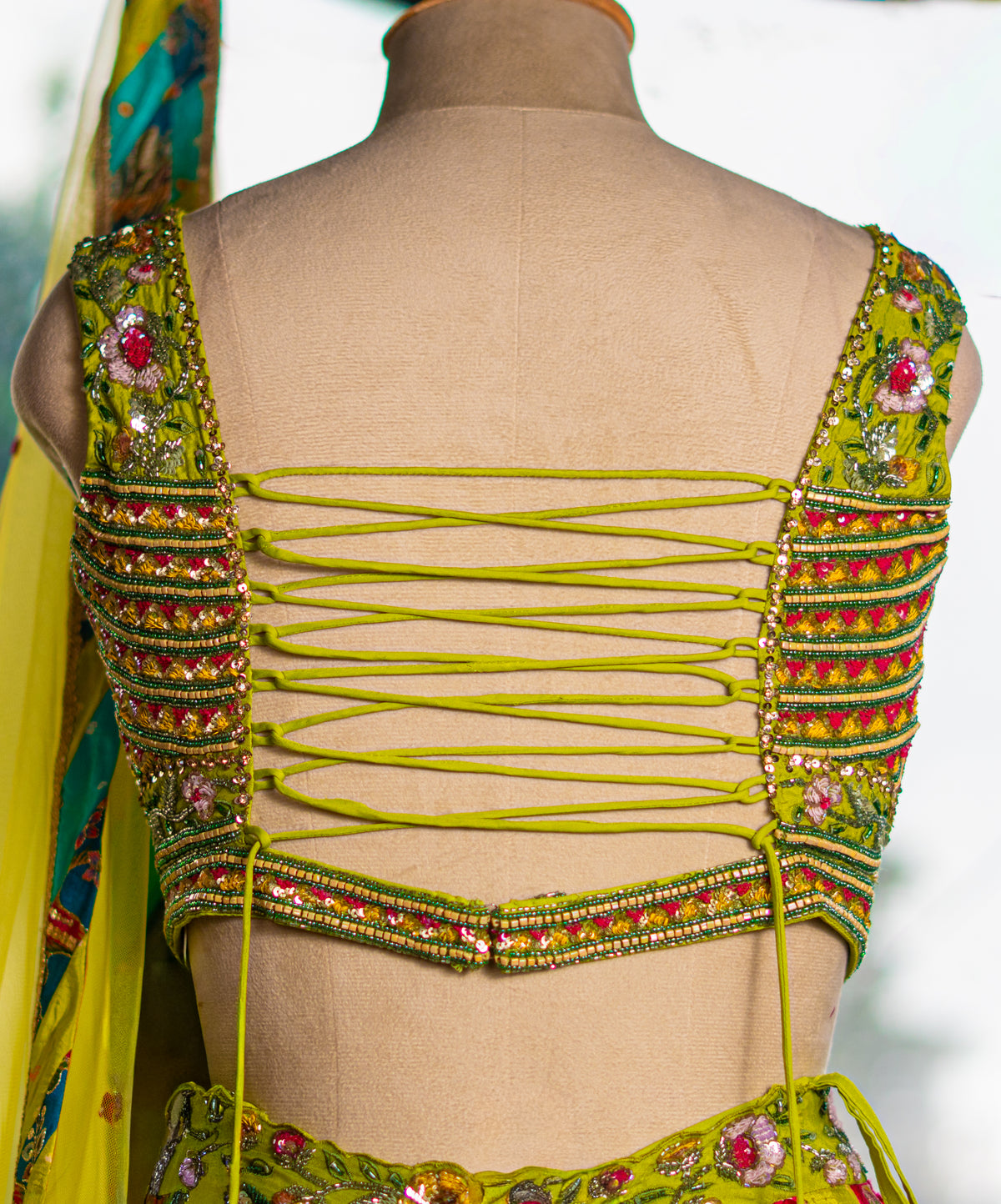 Banarasi Silk Lehenga with Designer Handwork