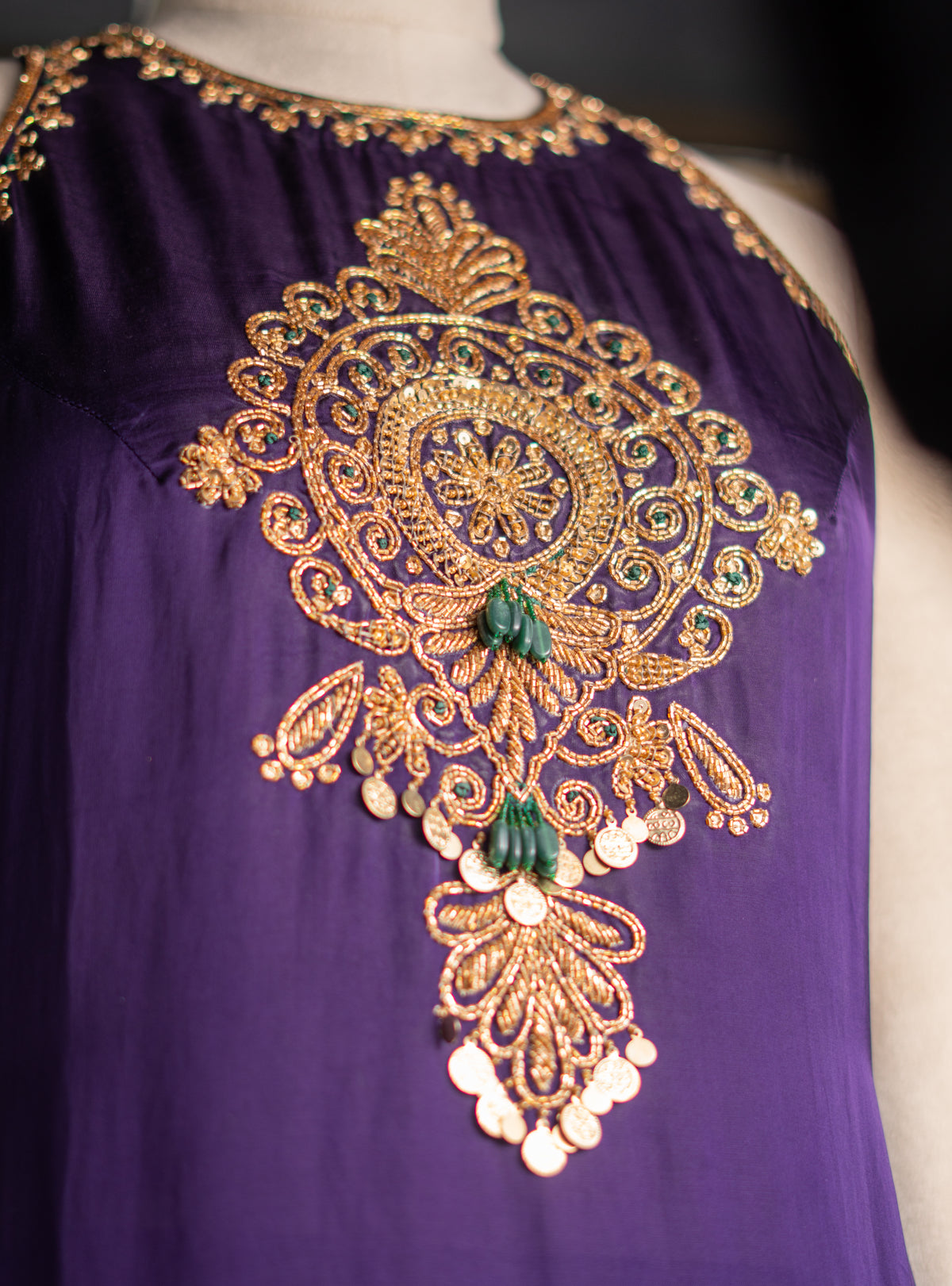Satin A-Line Kurta with Satin Pants
