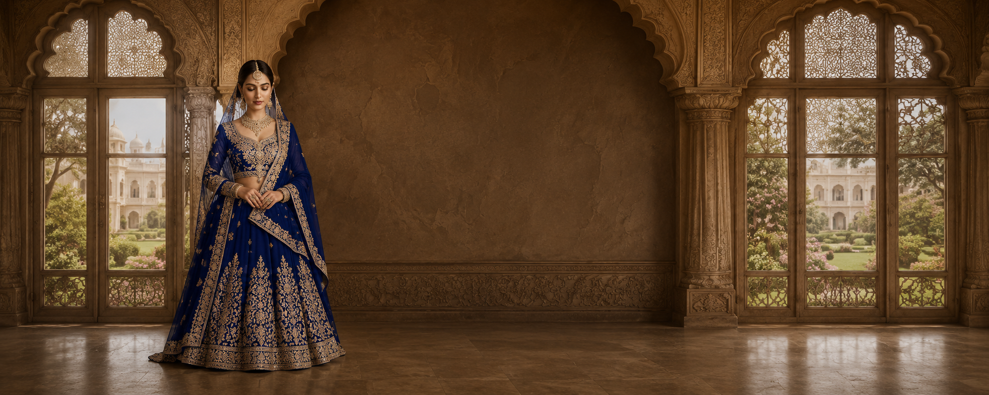 EMBRACE THE<br>RICHNESS OF INDIAN<br>COUTURE